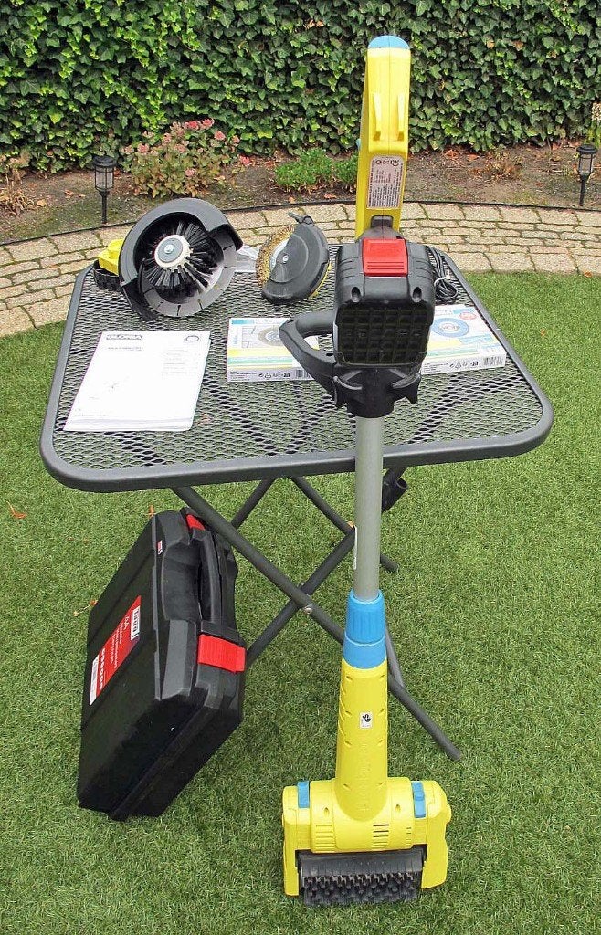 Gloria Multibrush Li-on Plus Accu Onkruidborstel., Tuin en Terras, Hand-tuingereedschap, Ophalen, Zo goed als nieuw, Overige soorten