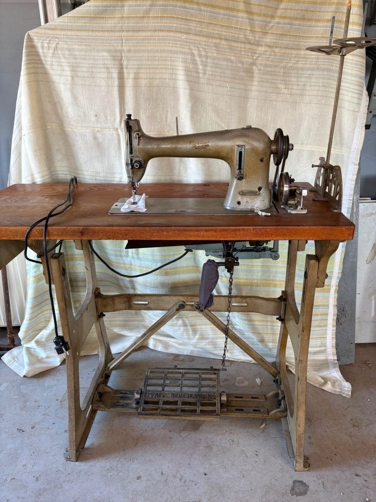 Naaimachine/stikmachine, Ophalen, Gebruikt