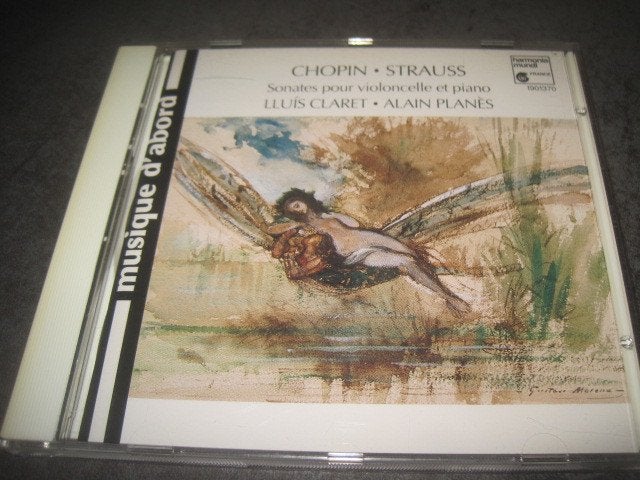 Chopin Strauss Cello Sonatas Claret Planes op Harmonia Mundi, Ophalen of Verzenden, Classicisme, Zo goed als nieuw, Kamermuziek