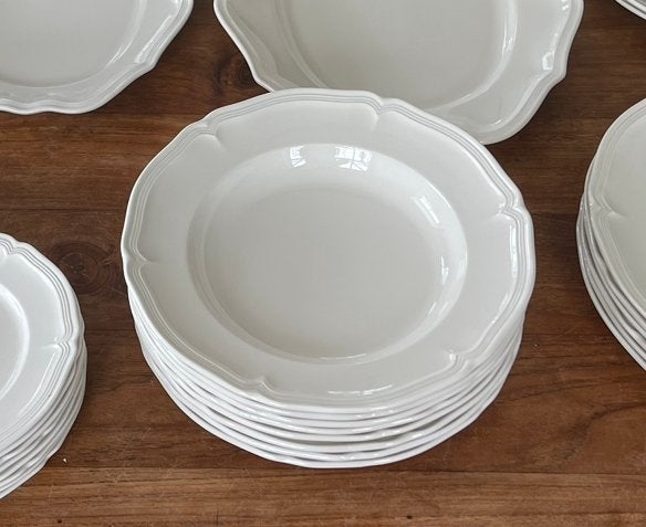 Villeroy & boch manoir 6 diepe borden vitro porselein, Ophalen of Verzenden