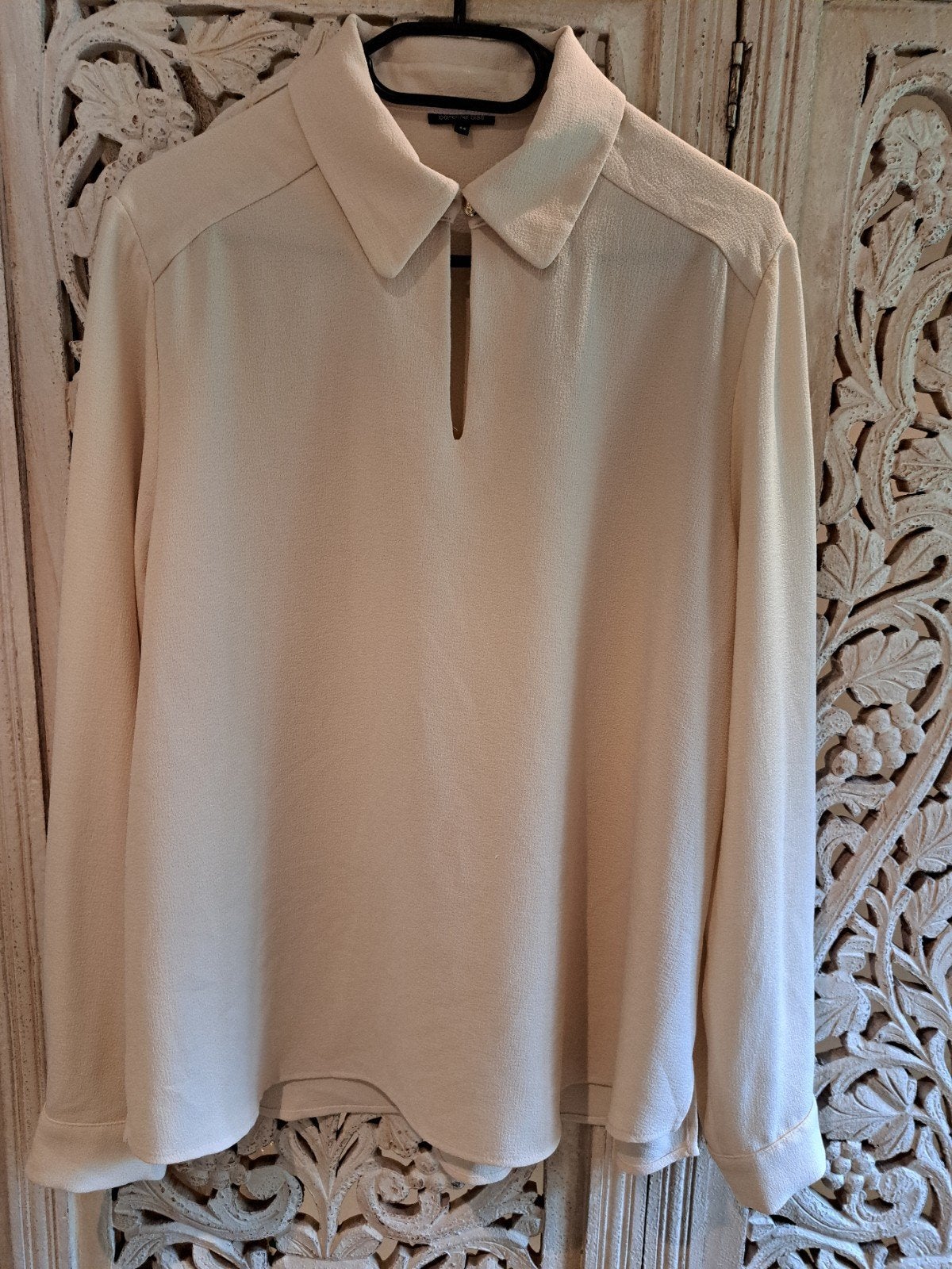 Creme kleur blouse Caroline Biss 44, Kleding | Dames, Blouses en Tunieken, Ophalen of Verzenden, Zo goed als nieuw, Maat 42/44 (L)