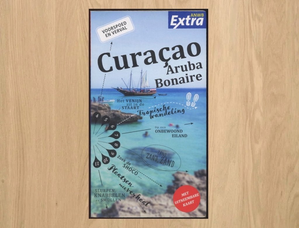 Curacao Aruba Bonaire - ANWB Extra, Boeken, Reisgidsen, Zo goed als nieuw, Reisgids of -boek, Midden-Amerika, Ophalen of Verzenden