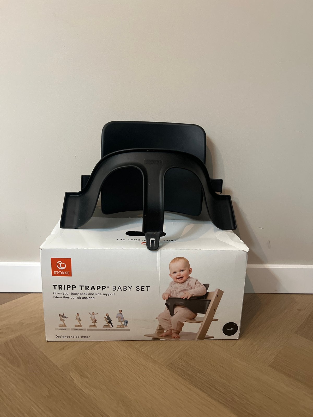 Stokke Tripp Trapp Baby Set 2 Zwart, Kinderen en Baby's, Ophalen, Zo goed als nieuw, Overige typen