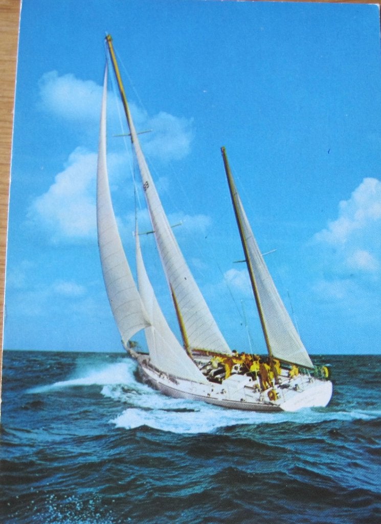 Italiaans zeiljacht - nieuwe ansichtkaart, Verzenden, 1980 tot heden, Ongelopen, Overige thema's