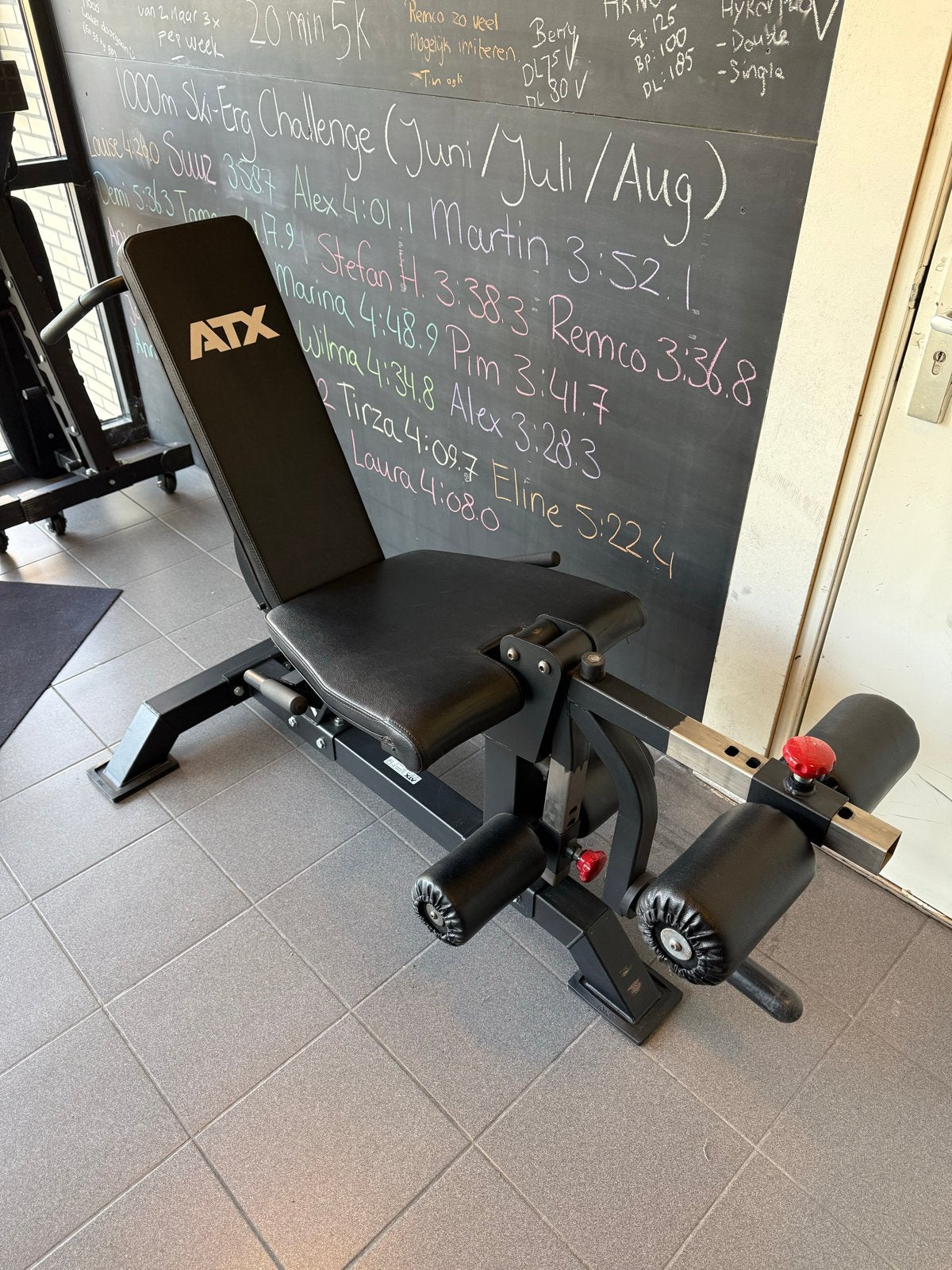 ATX Leg Extension / Lying Leg Curl, Sport en Fitness, Ophalen, Krachtstation, Zo goed als nieuw, Metaal