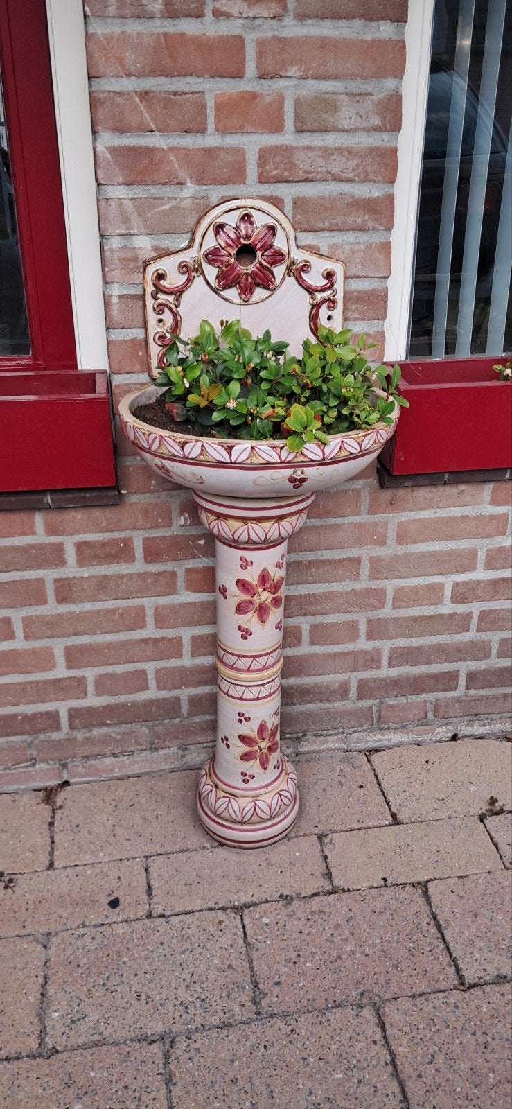 Set van 2 handgemaakte Siciliaansestijl keramieken wastafels, Ophalen