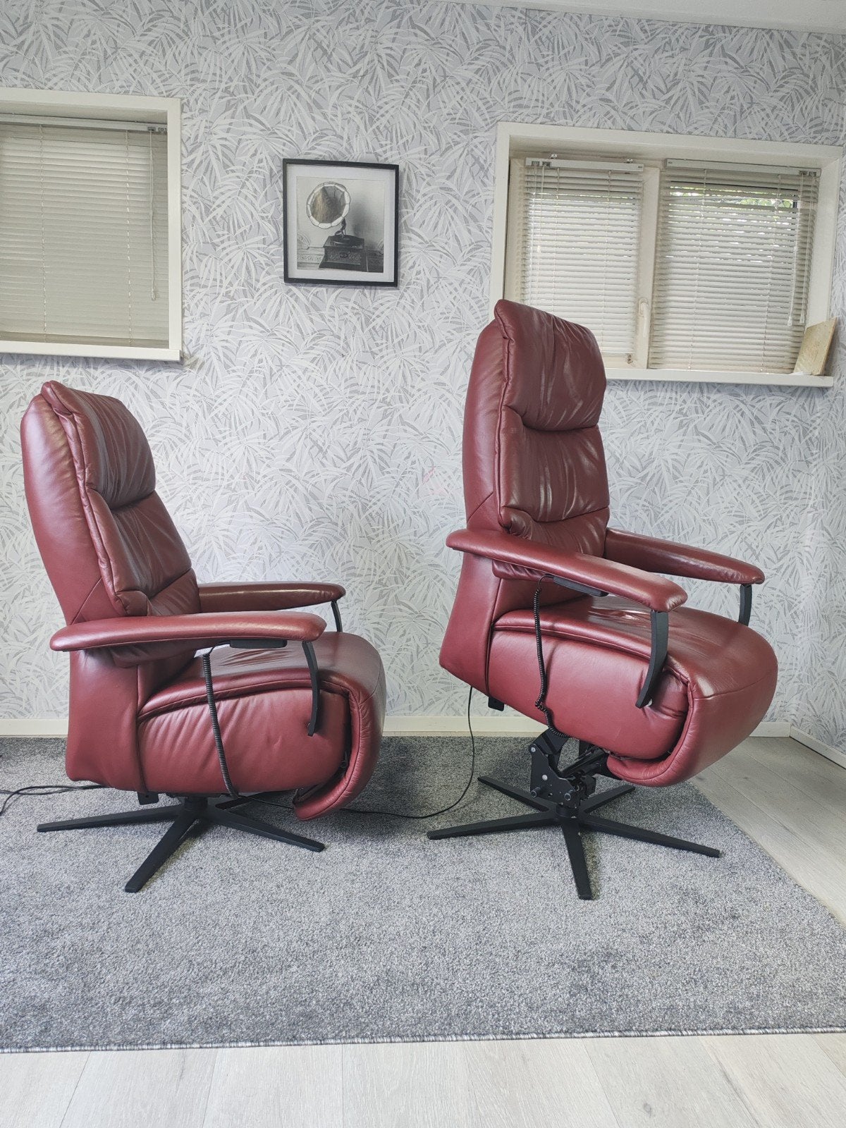 Set Meubelzorg Granada leren sta op stoelen, Ophalen of Verzenden, Zo goed als nieuw, Onbekend, Modern, Comfort
