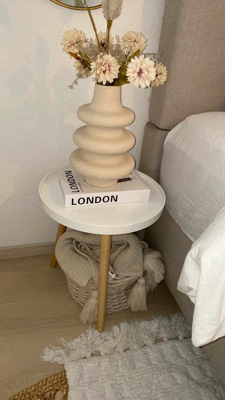 Mooie bijzettafel, Ophalen, Minder dan 55 cm, Gebruikt, Rond