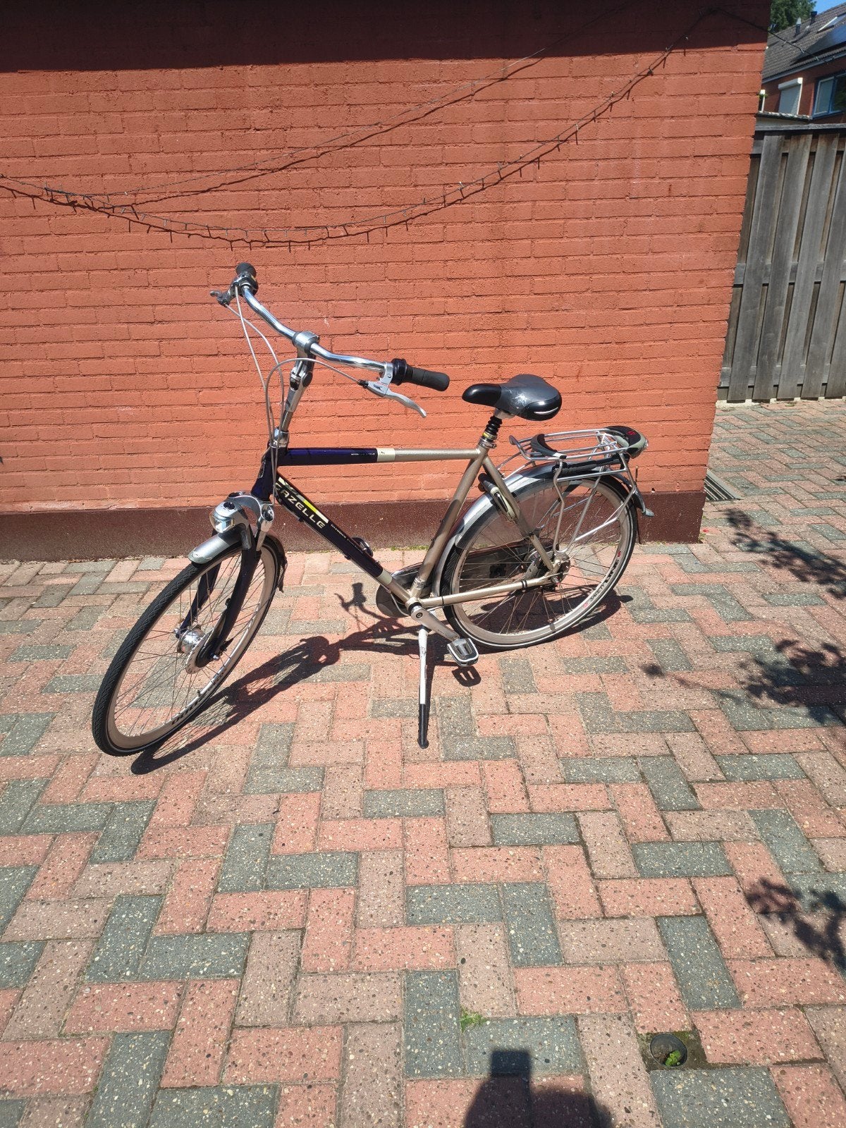 gazelle chamonix heren fiets, Ophalen, Versnellingen, Zo goed als nieuw, Schijfrem