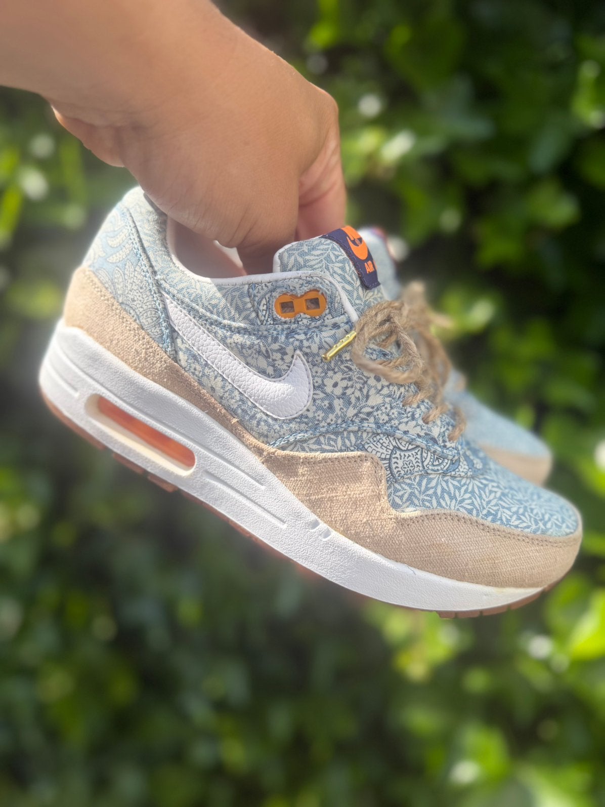 Nike Air Max 1, Blauw, Ophalen of Verzenden, Sneakers of Gympen, Gedragen