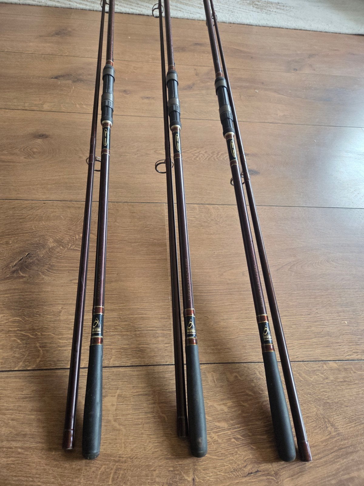 3x Shimano Beastmaster fish playing 2.75 lbs 12 ft hengels, Watersport en Boten, Ophalen, Gebruikt, Werphengel