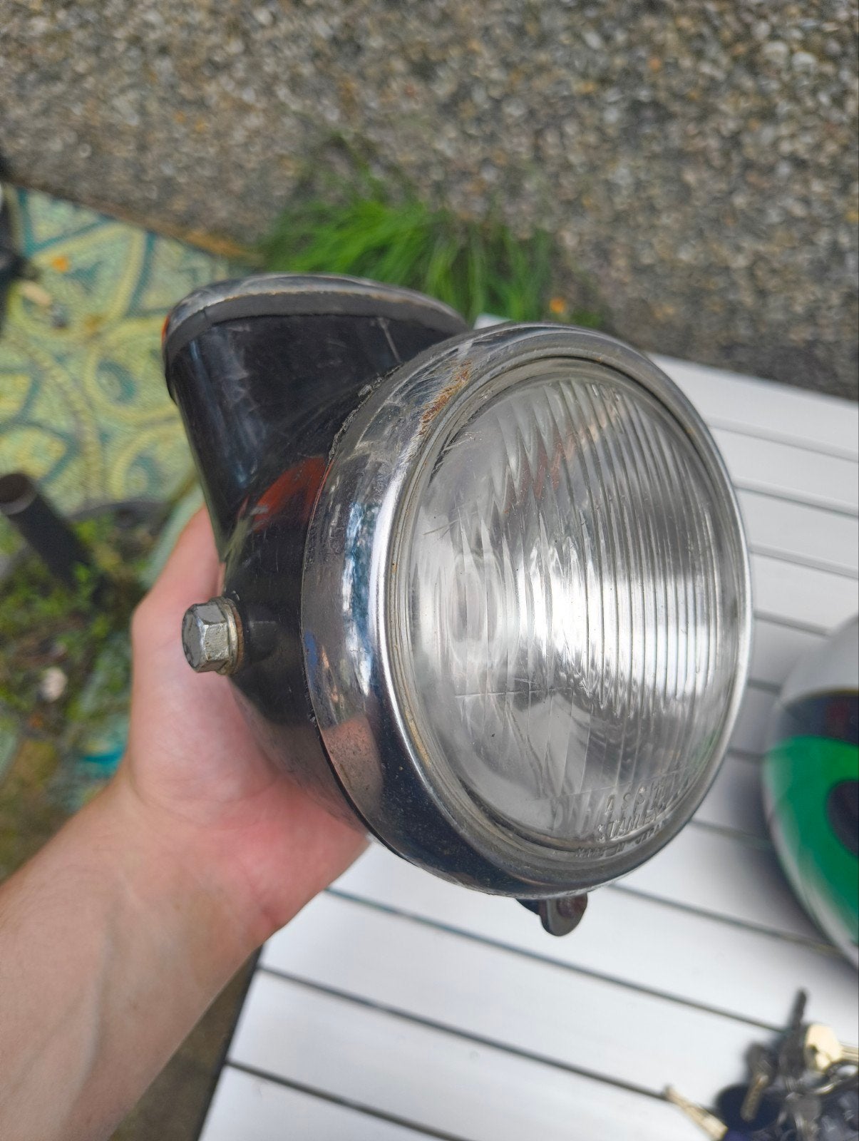 honda koplamp + teller, Fietsen en Brommers, Ophalen of Verzenden, Gebruikt, Koplamp, Overige merken