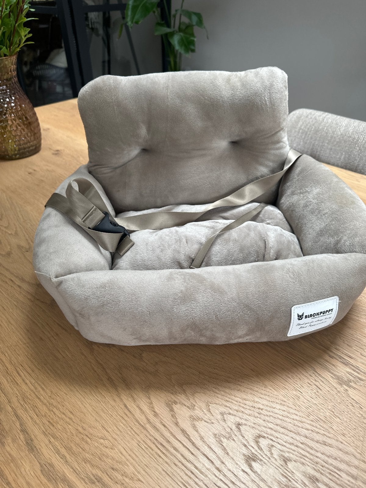 Puppy auto mand beige, Dieren en Toebehoren, Ophalen of Verzenden