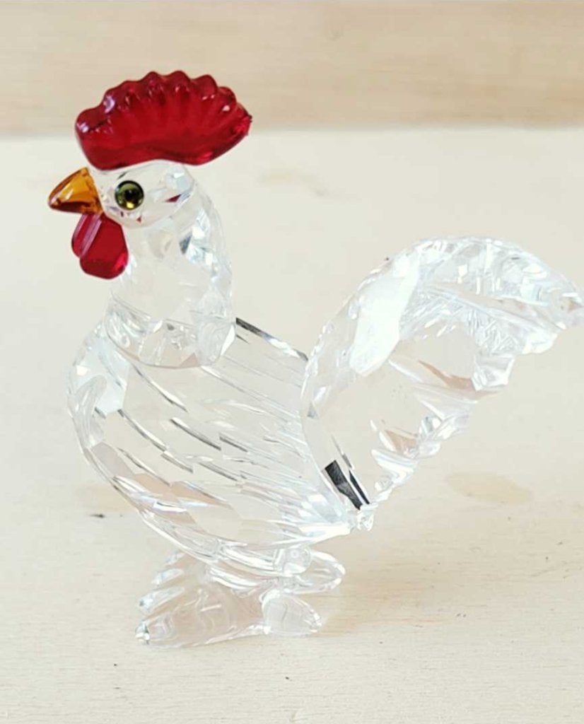 Swarovski Kristallen Haan – Compleet met Doos & Certificaat, Ophalen of Verzenden, Zo goed als nieuw, Figuurtje