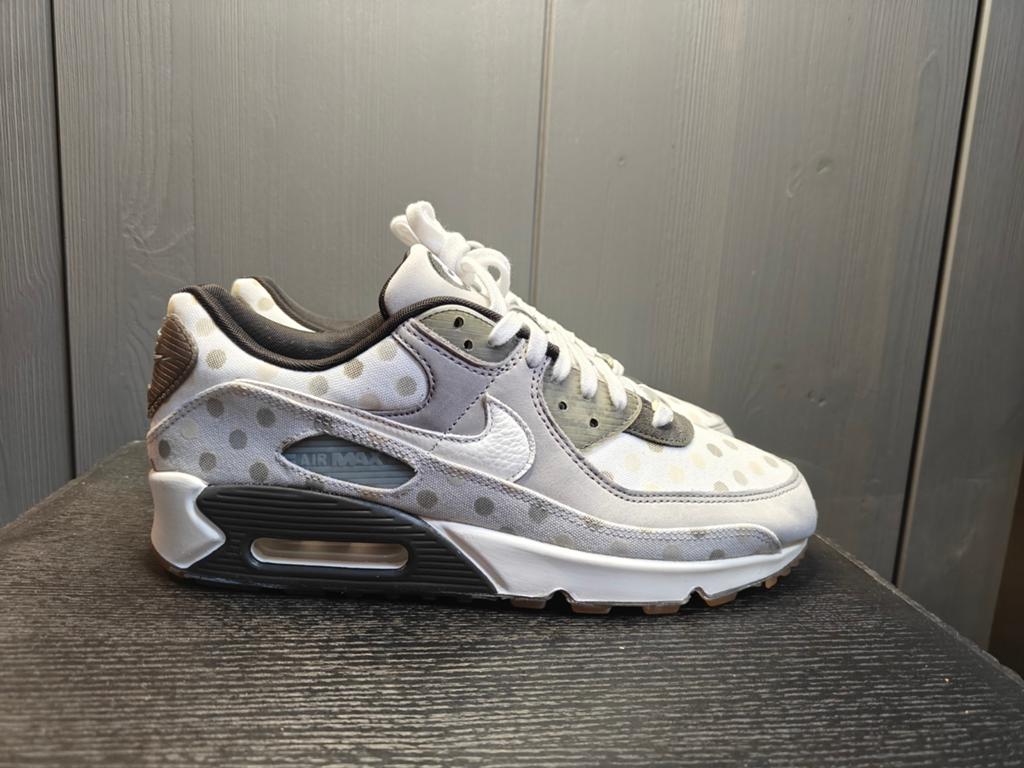 Nike Air Max 90 white Polka dot maat 44, Nike air max, Wit, Nieuw, Ophalen of Verzenden