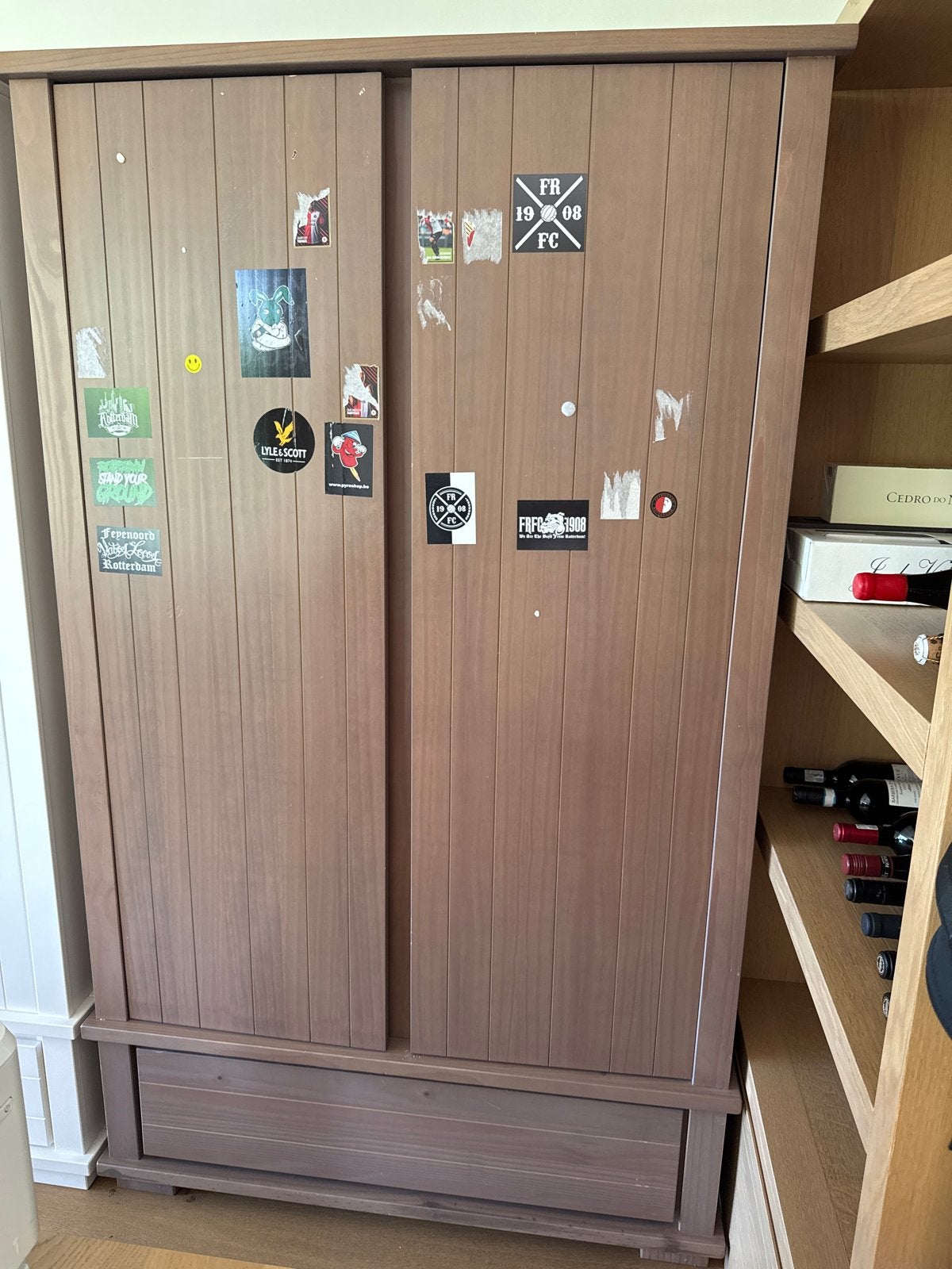 Kidsmill kledingkast met lade - 194x115x55 cm, Ophalen, Gebruikt, 100 tot 150 cm, Met lade(s)