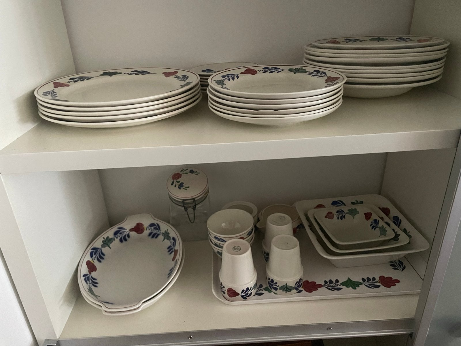Boerenbont servies - Compleet set, Ophalen, Overige merken, Keramiek, Landelijk/Boerenbont