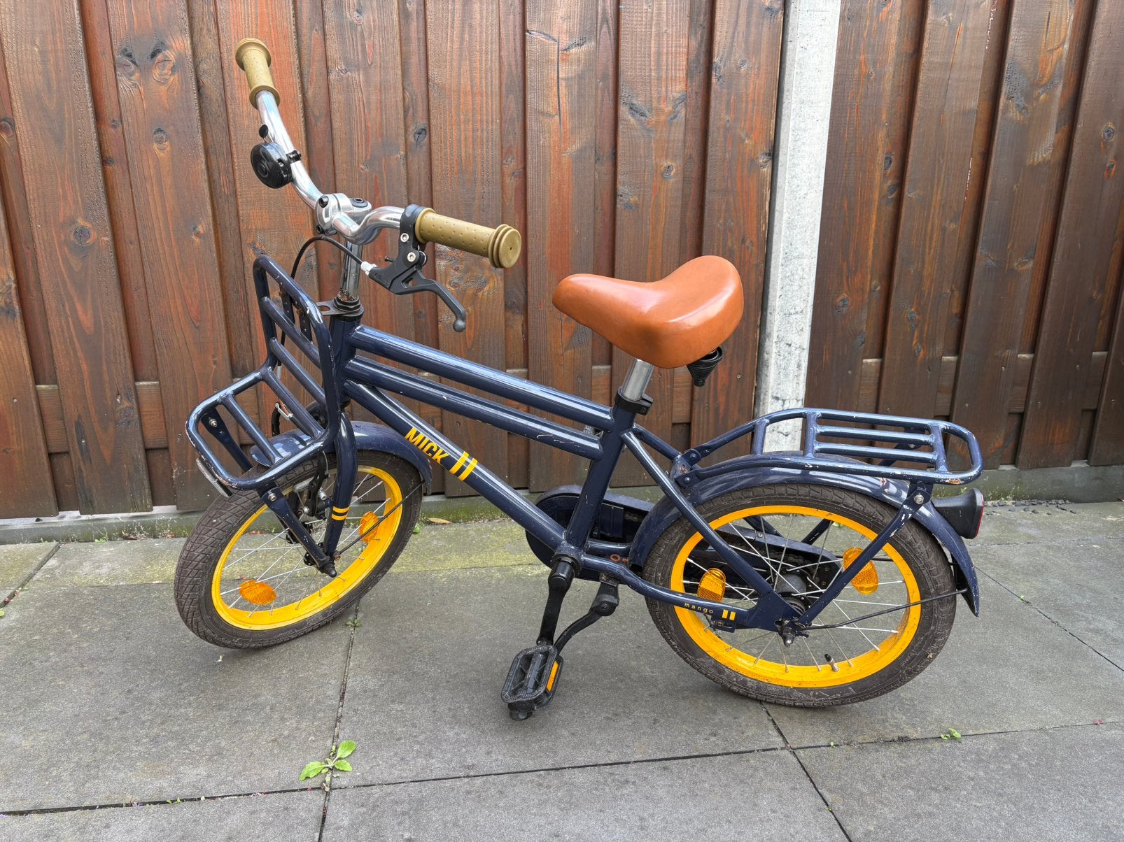 Kinderfiets 16 inch, Fietsen en Brommers, Ophalen, Gebruikt, Terugtraprem, 16 inch