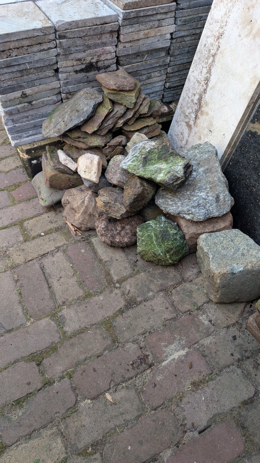 Diverse natuurstenen voor aquarium of tuin, Ophalen, Gebruikt