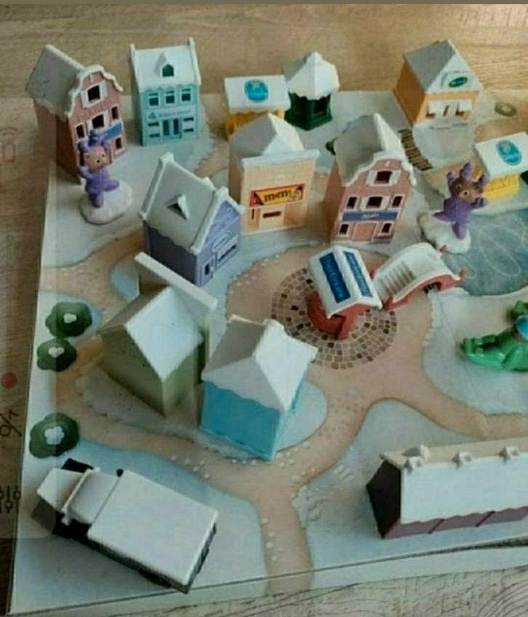 Kerstdorpje,AH,KERST,huisjes,Winter,Albert Heijn,ijs,stadje, Diversen, Ophalen of Verzenden, Zo goed als nieuw
