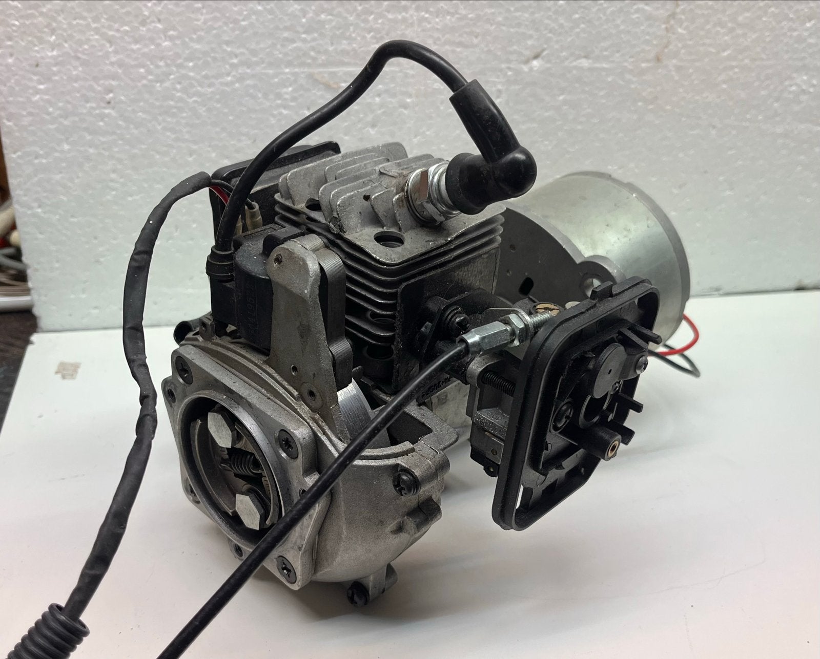 Zelfbouw mini generator met benzinemotor project, Ophalen of Verzenden, Gebruikt