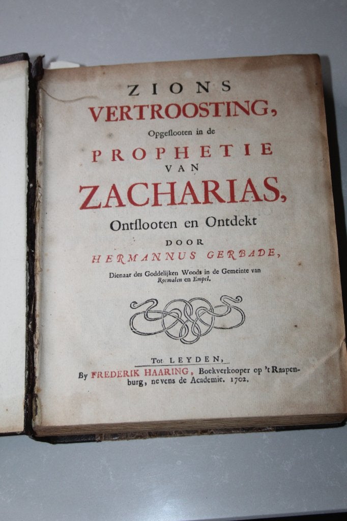 Schaarse verklaring Zacharias door Brabantse prediker (1702), Ophalen of Verzenden