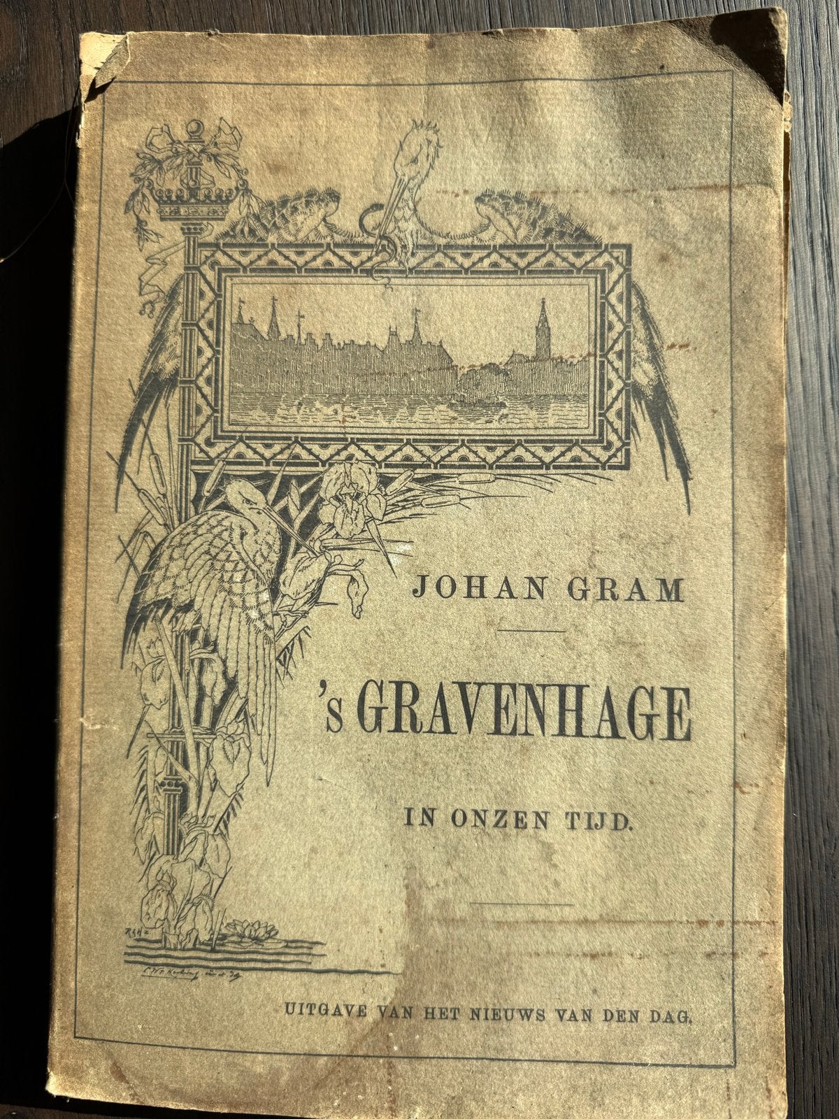 Boek 's Gravenhage in Onzen Tijd door Johan Gram (1893), Ophalen, 19e eeuw, Gelezen