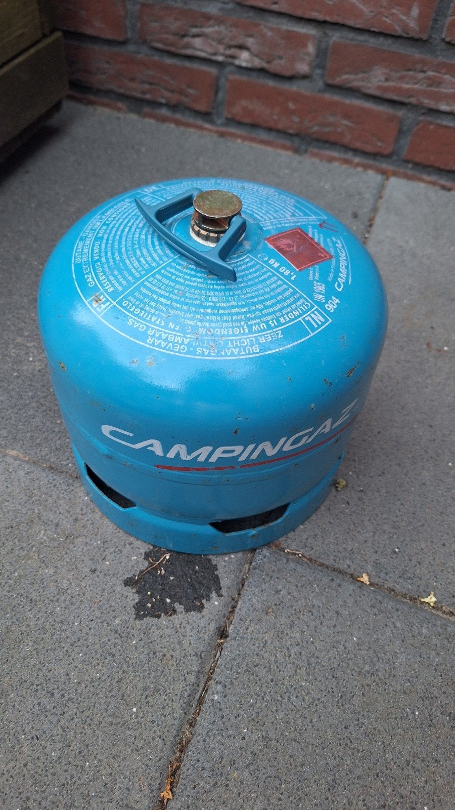 Campingaz gasfles 1,80 kg - Leeg, Ophalen, Gebruikt