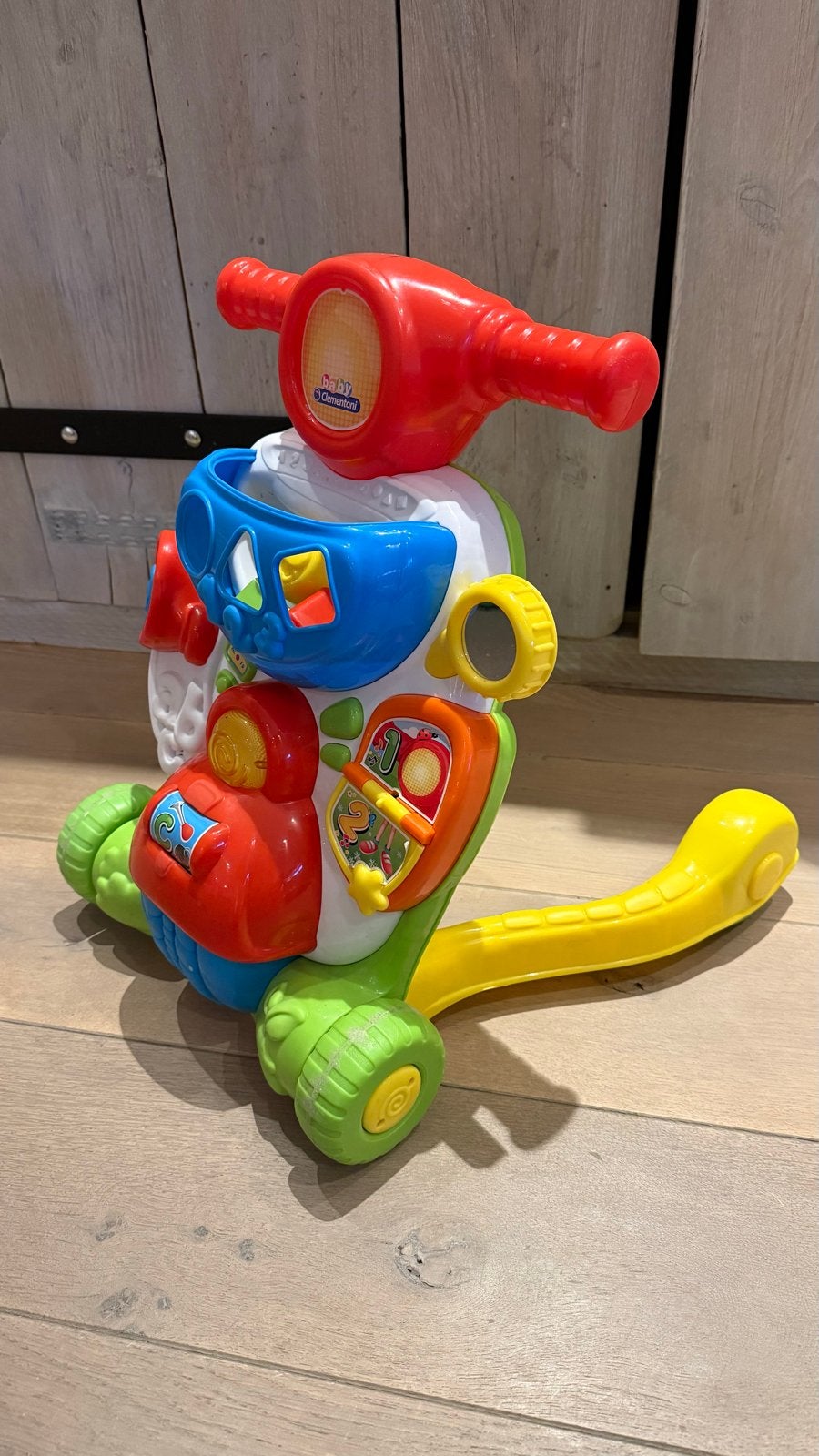 Clementoni interactieve looptrainer met geluid en vormpjes, Ophalen, Gebruikt, Overige typen, Met geluid