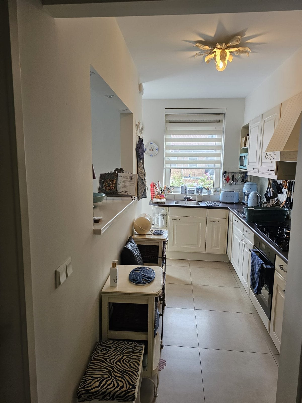 Complete landelijke keuken - ophalen 31 aug, Huis en Inrichting, Keuken | Complete keukens, Ophalen, Zo goed als nieuw, Crème