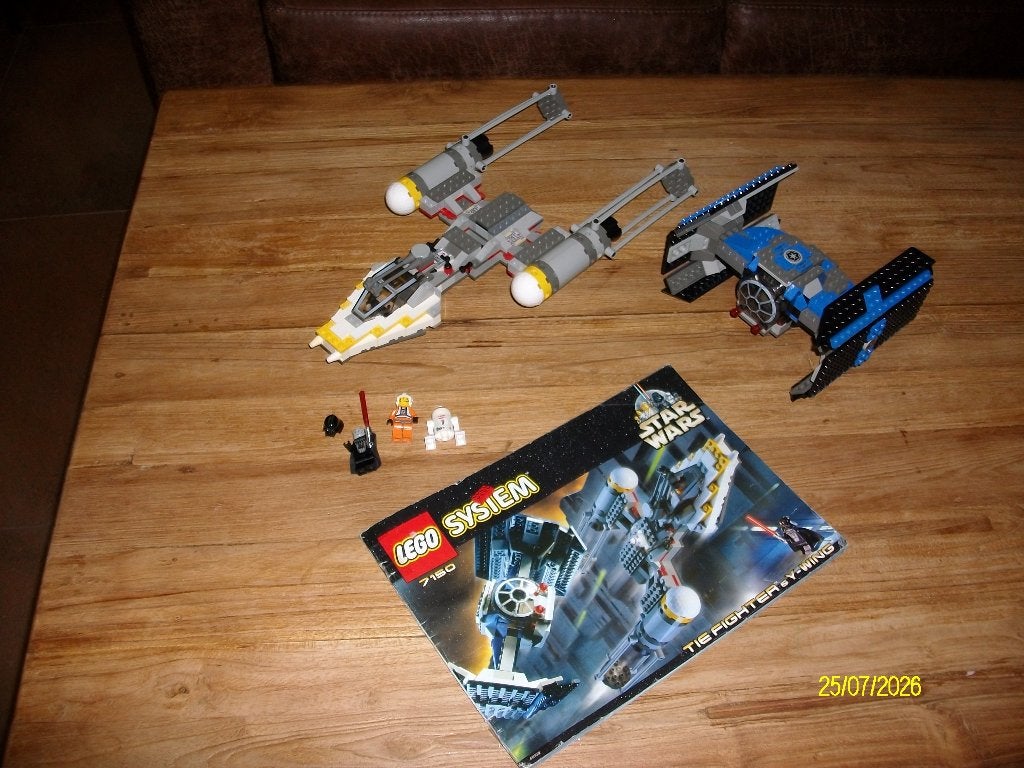 LEGO Star Wars 7150 TIE Fighter & Y-wing, Gebruikt, Lego, Ophalen of Verzenden, Compleet