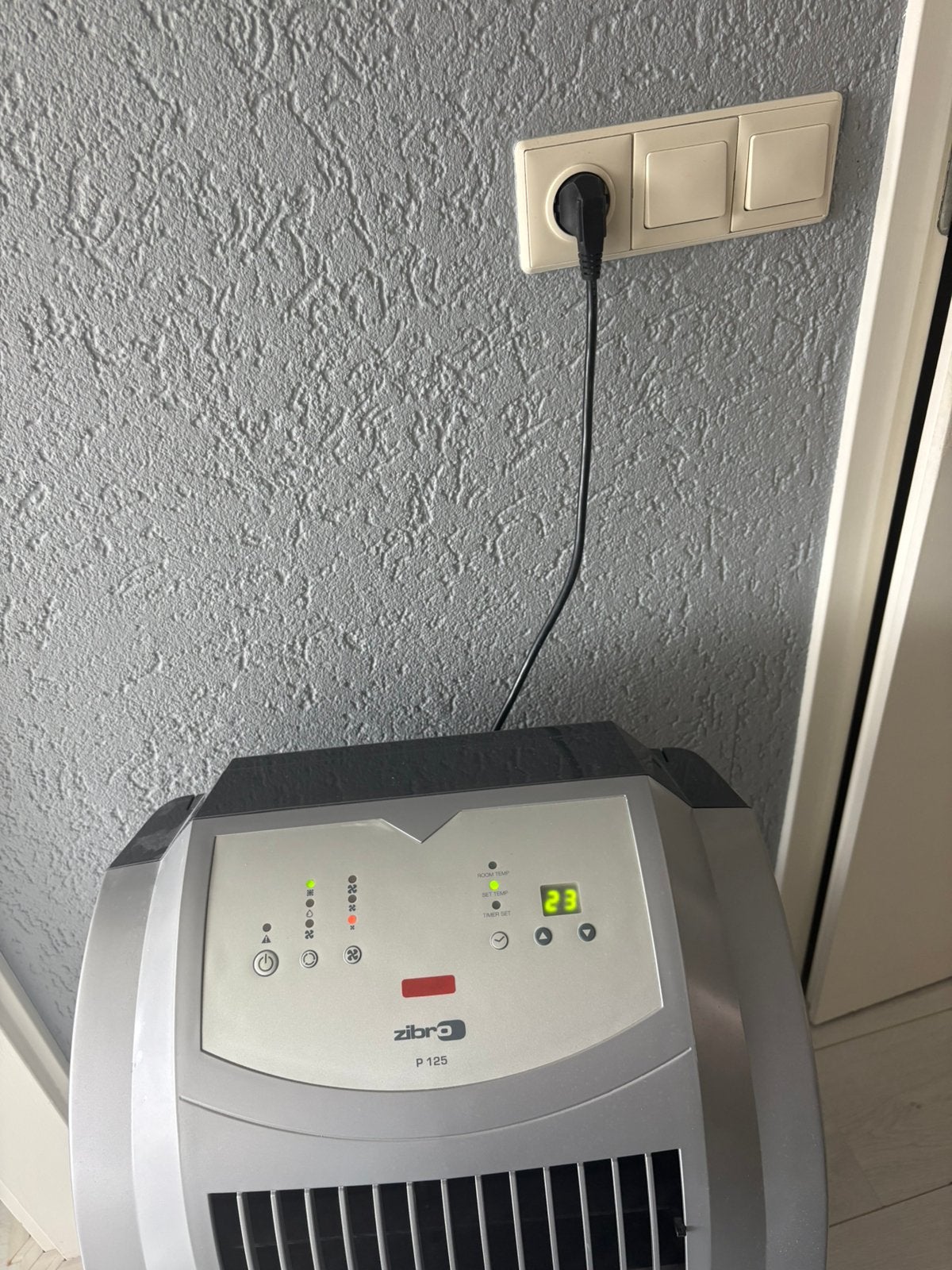 Zibro mobiele airco, Witgoed en Apparatuur, Airco's, Ophalen, Minder dan 60 m³, 3 snelheden of meer, Zo goed als nieuw
