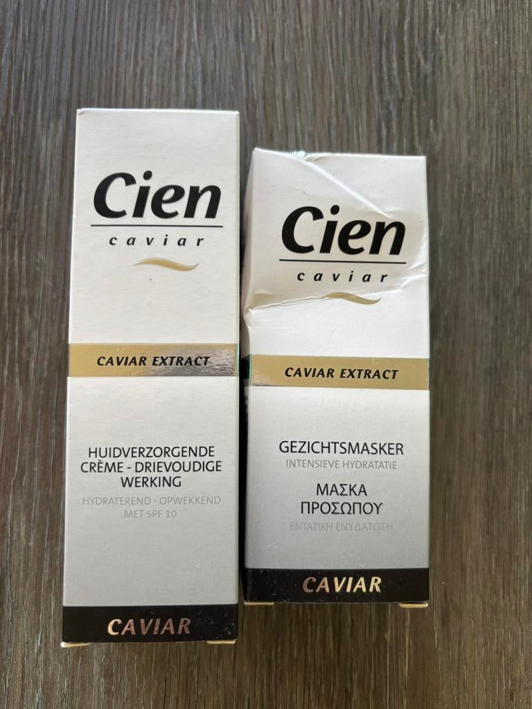 Cien Caviar Gezichtsverzorging Set – Crème + Gezichtsmasker, Sieraden, Tassen en Uiterlijk, Uiterlijk | Gezichtsverzorging, Ophalen of Verzenden