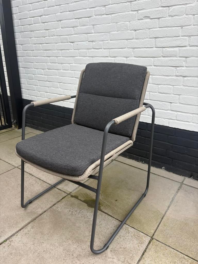 4 seasons Parma  tuinstoel - taupe, Ophalen, Overige materialen, Overige kleuren, Nieuw