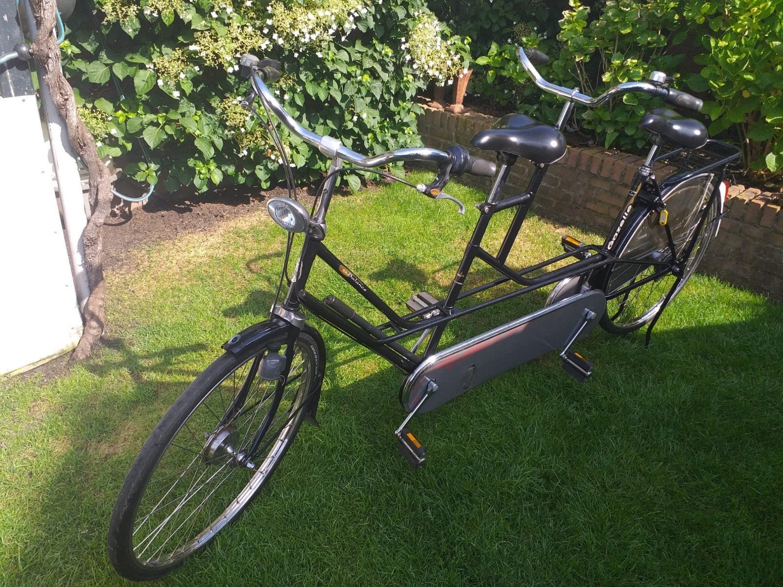GAZELLE TANDEMFIETS BALANCE.ZWART., 55 cm of meer, Ophalen, Gebruikt, Minder dan 10 versnellingen