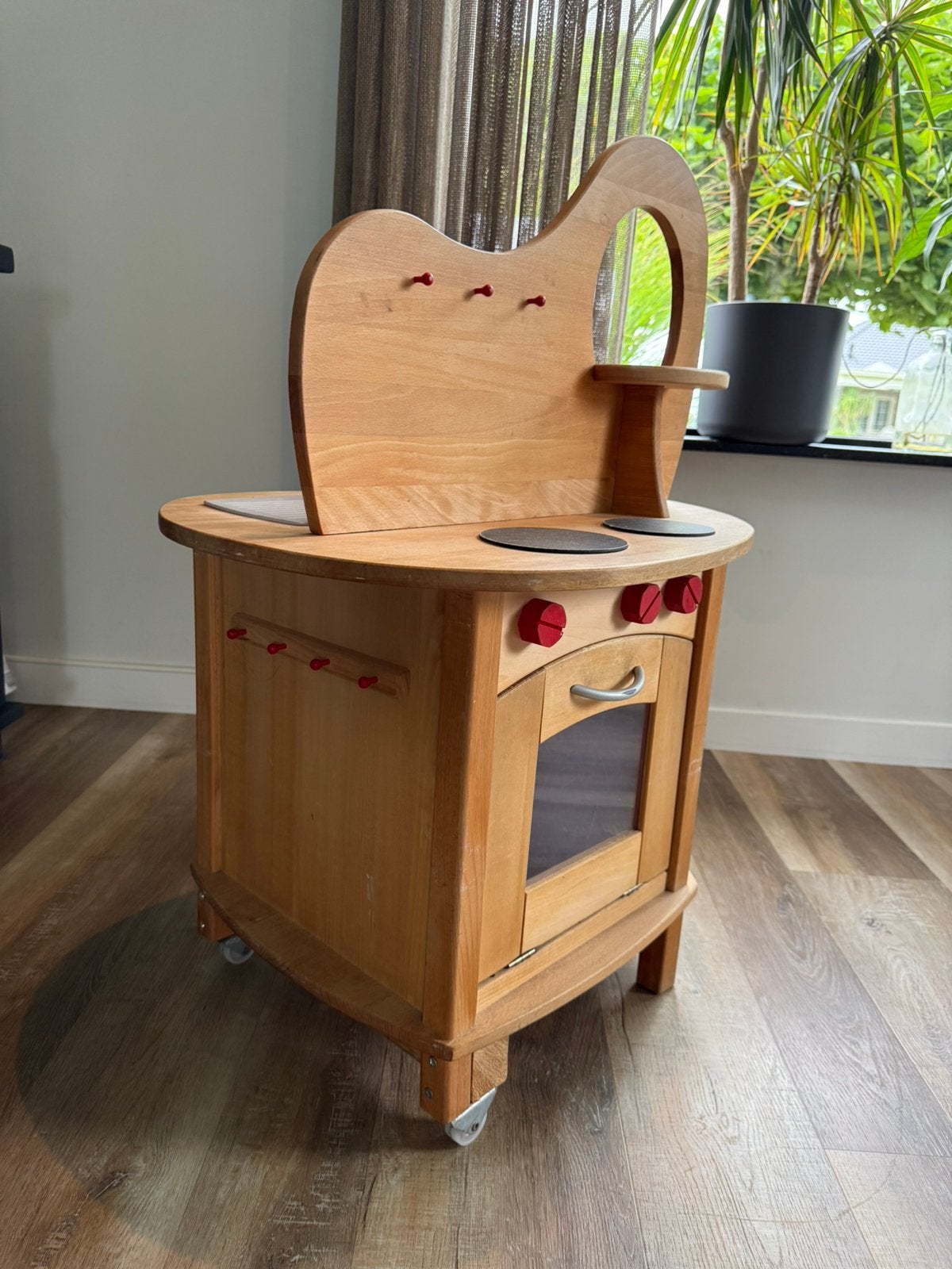 Vintage houten keuken, Ophalen, Zo goed als nieuw