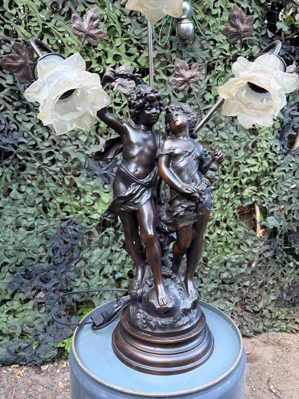 Art Nouveau stijl tafellamp, Antiek en Kunst, Ophalen