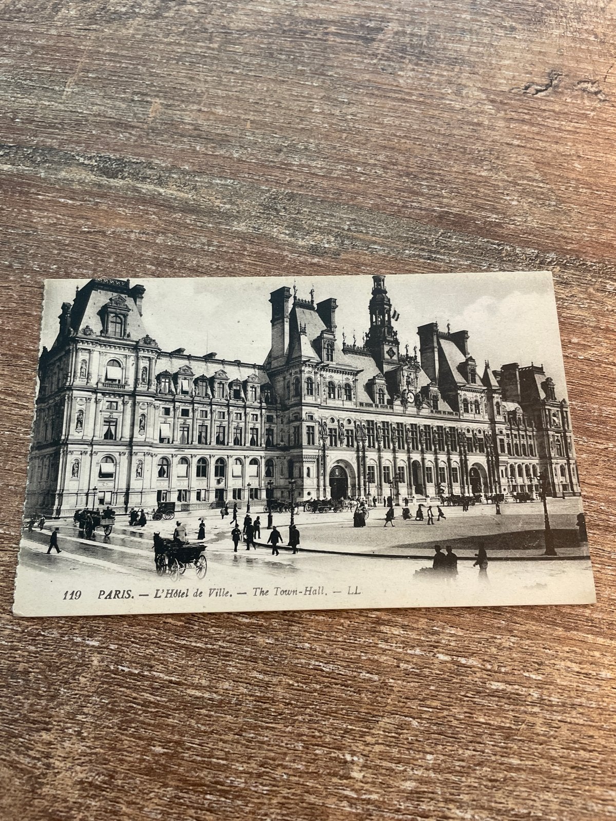 Oude ansichtkaart Parijs - L'Hôtel de Ville, Ophalen of Verzenden, Voor 1920, Gelopen, Frankrijk