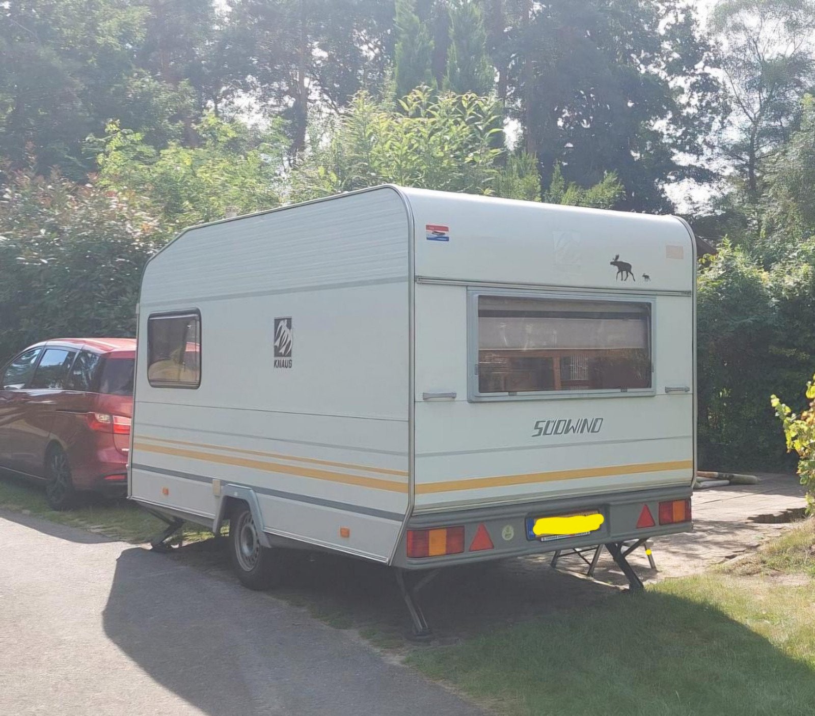 Knaus Sudwind zeer compleet met stapelbed, Caravans en Kamperen, Rondzit, Particulier, Koelkast, Knaus