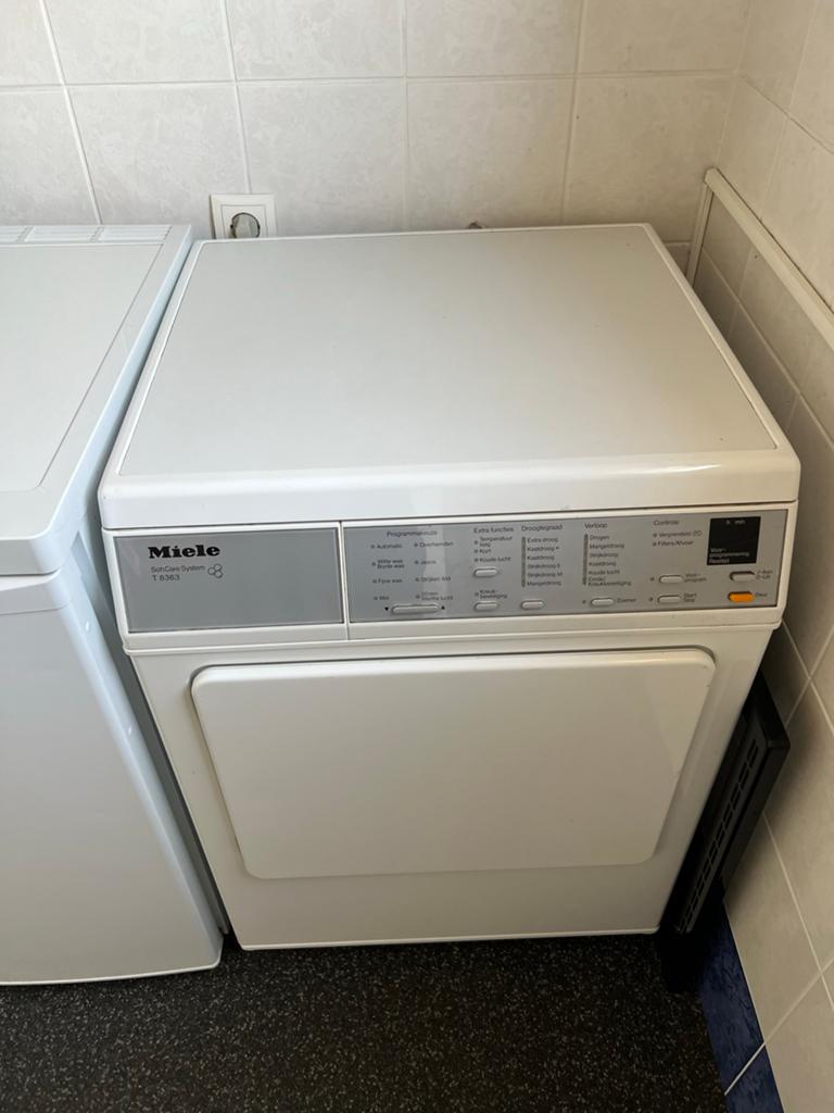 Miele SoftCare System T 8363 Wasdroger, Ophalen, Wolprogramma, 6 tot 8 kg, Gebruikt