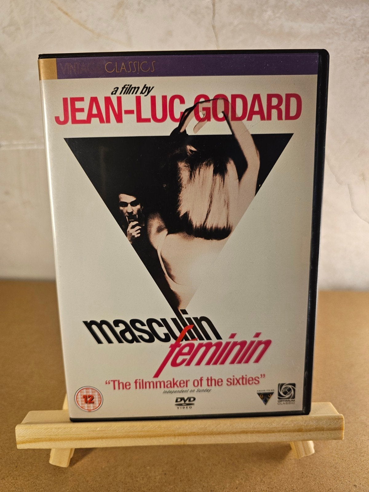 Masculin Féminin DVD - Jean-Luc Godard Klassieker, Gebruikt, Engels, Ophalen of Verzenden, Frans