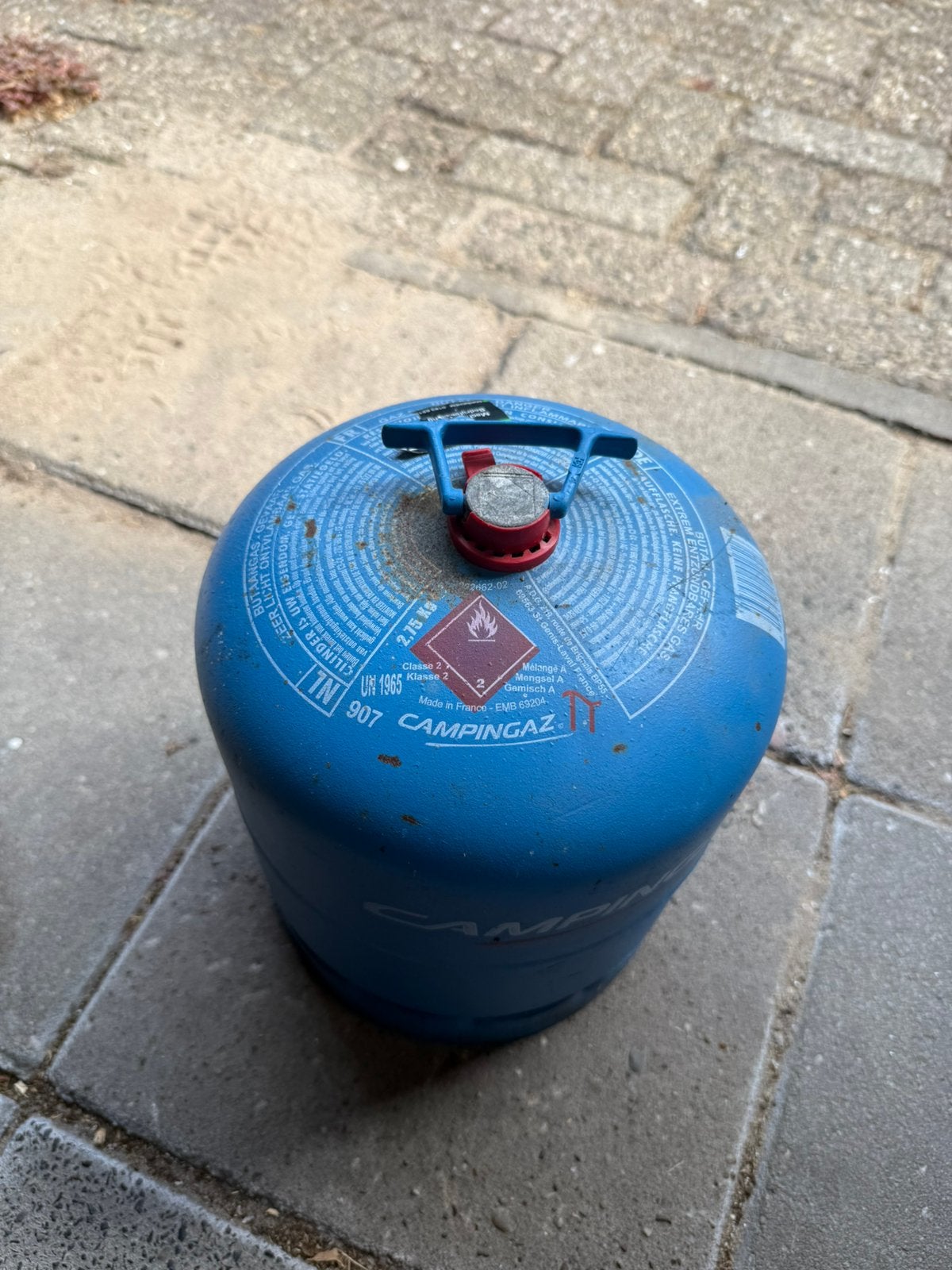 Campinggaz 907 2,75 met zegel, Ophalen, Zo goed als nieuw
