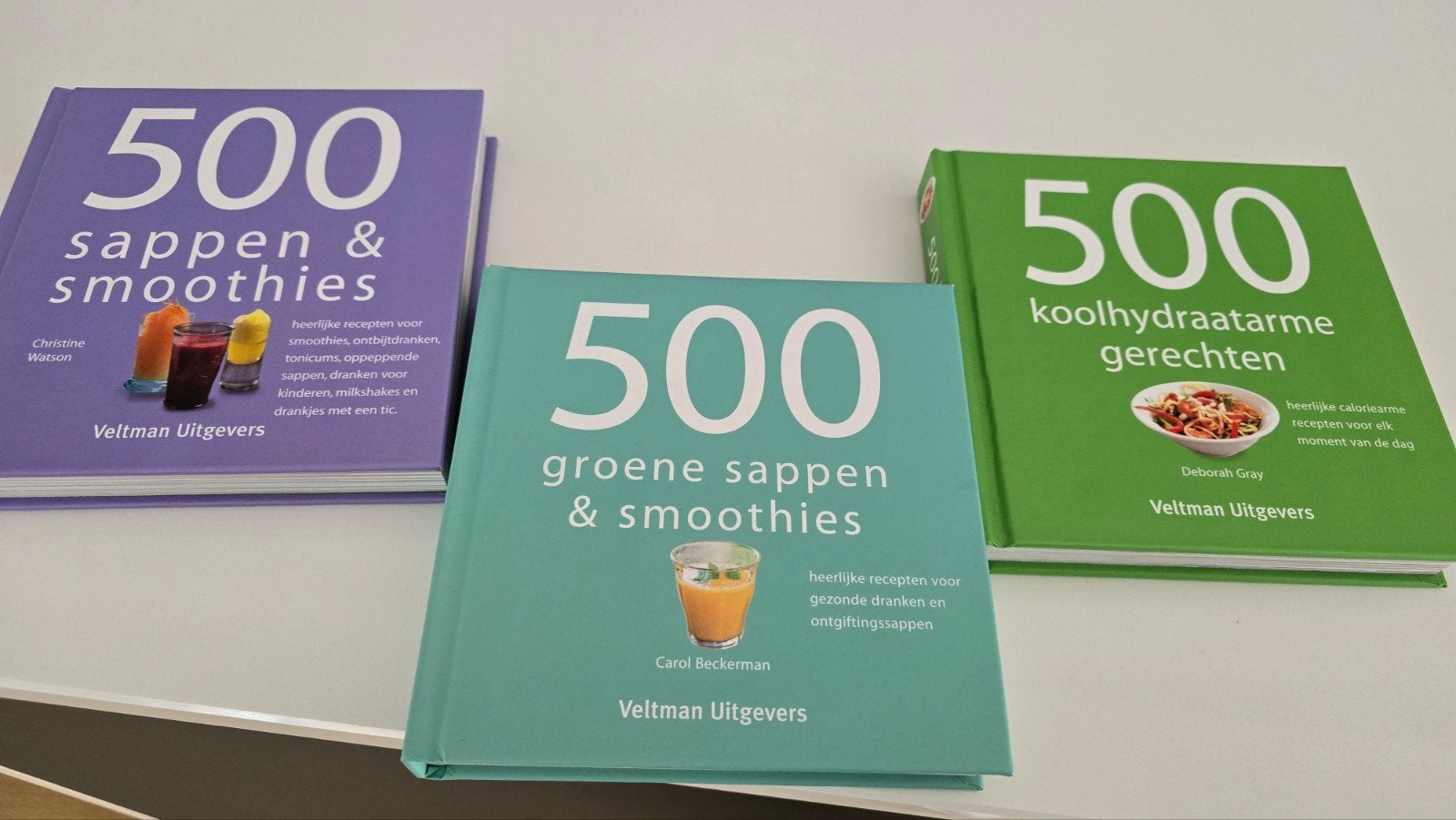 500 sappen en smoothies en koolhydraatarme recepten, Boeken, Ophalen, Nieuw