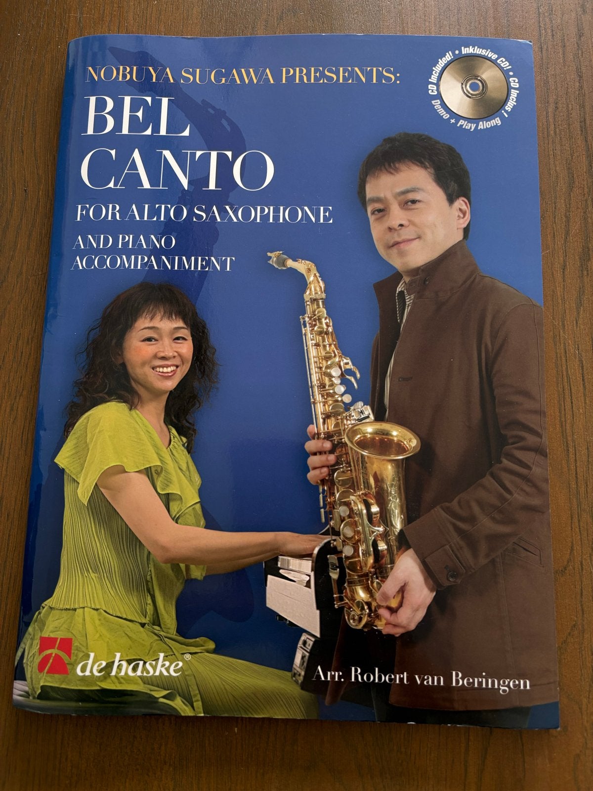 Bel Canto voor Altsaxofoon en Piano Begeleiding + CD, Klassiek, Ophalen of Verzenden, Zo goed als nieuw, Saxofoon