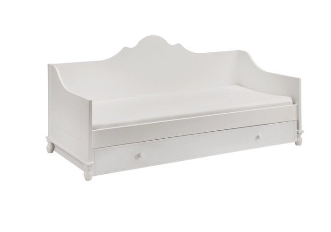 Klaudia kajuitbed/ bedbank - 90x200 - Wit, Niet ingevuld, Niet ingevuld, Nieuw, Ophalen of Verzenden