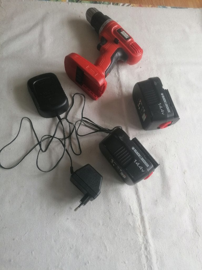 Black&decker schroefboormachine, Ophalen, Gebruikt, Minder dan 400 watt, Boor- en Schroefmachine