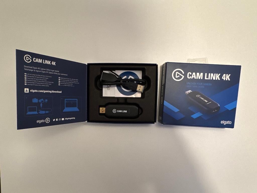 Elgato Cam Link 4K externe camera-capture card, Ophalen of Verzenden, Zo goed als nieuw