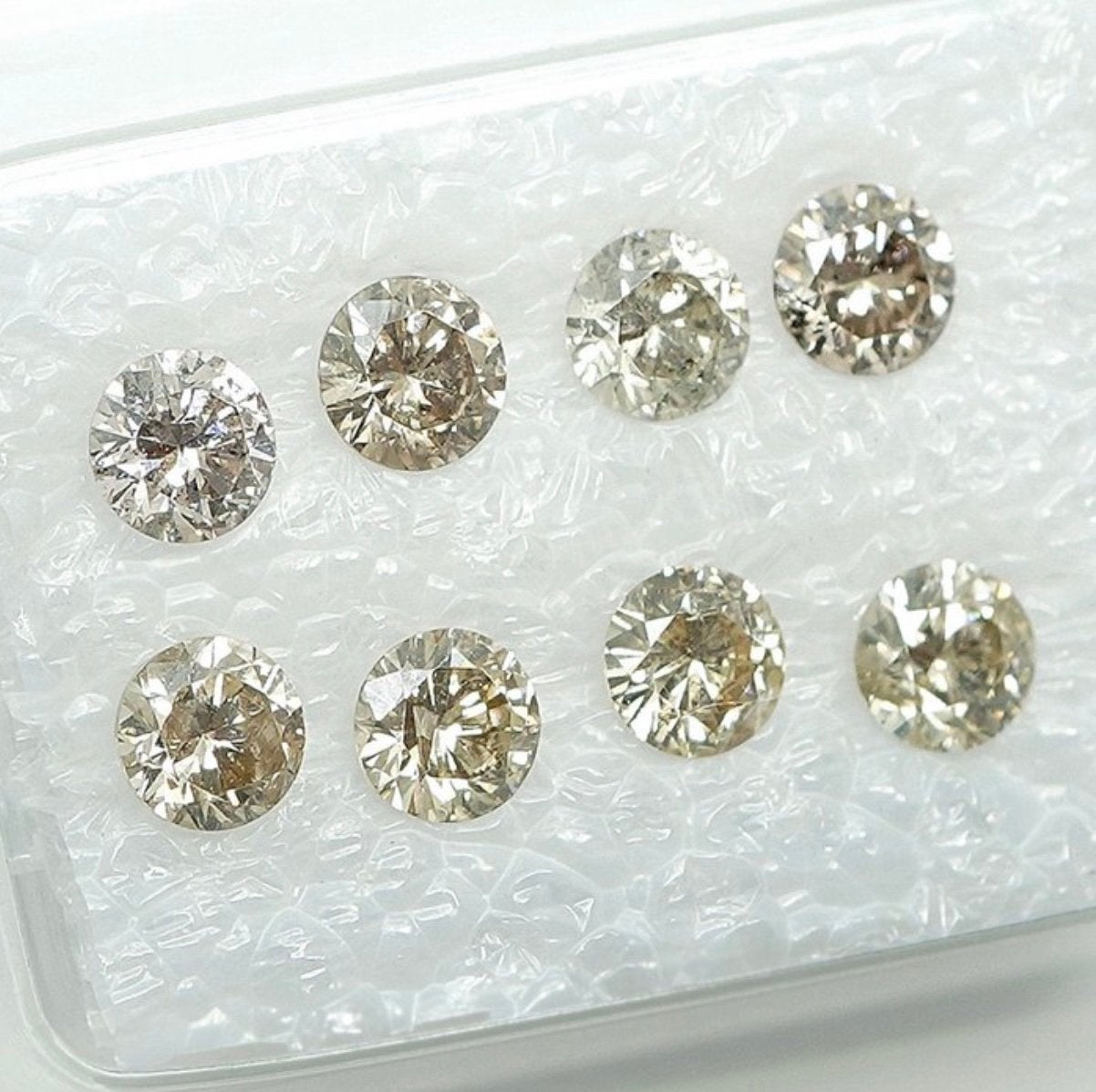 8 psc Diamond (Natural), - 1.08ct Brilliant cut, Ophalen of Verzenden, Nieuw