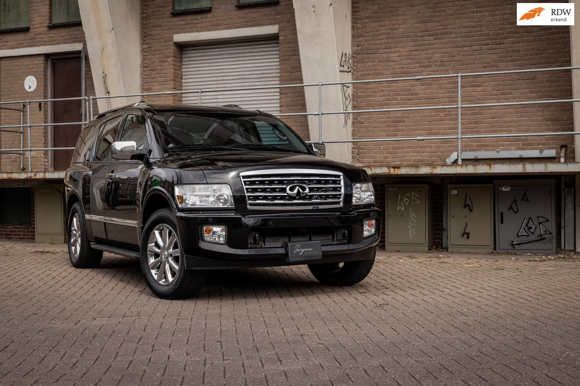 Infiniti QX56 AWD 5.6 V8 AUT (320pk) 8-persoons, Auto's, Infiniti, Automaat, Gebruikt, 320 pk, Leder