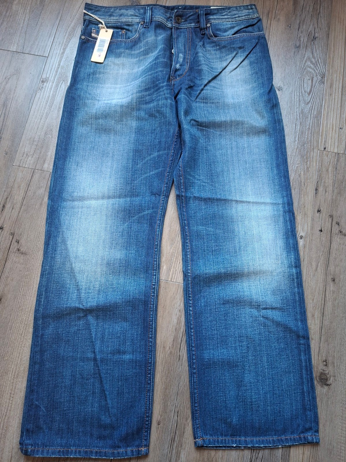 DIESEL Kurren jeans W32 L30, Diesel, Blauw, Nieuw, W32 (confectie 46) of kleiner